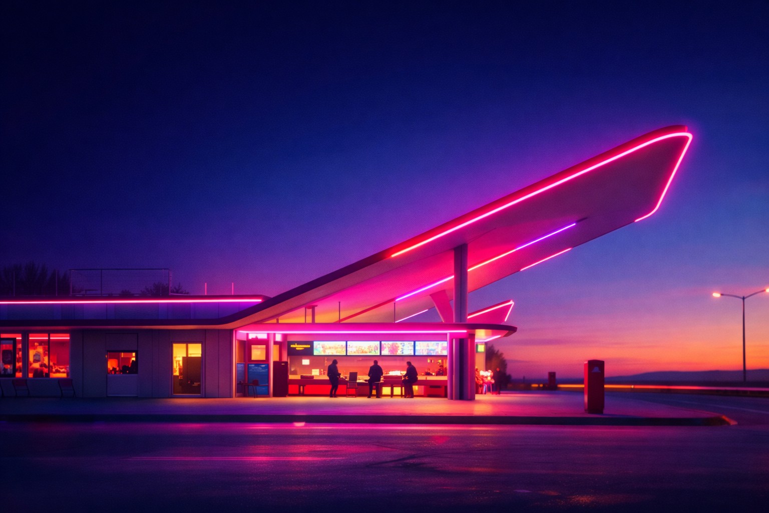 Dynamic picture of a cyclist riding downhill