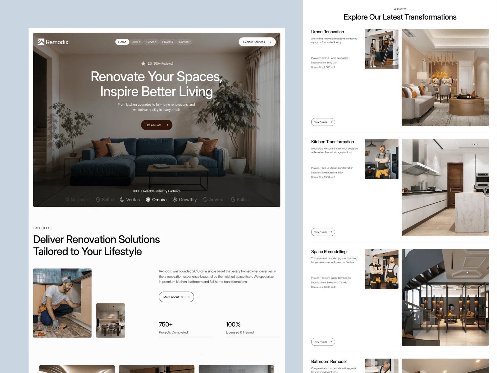 Home Renovation & Remodeling Template