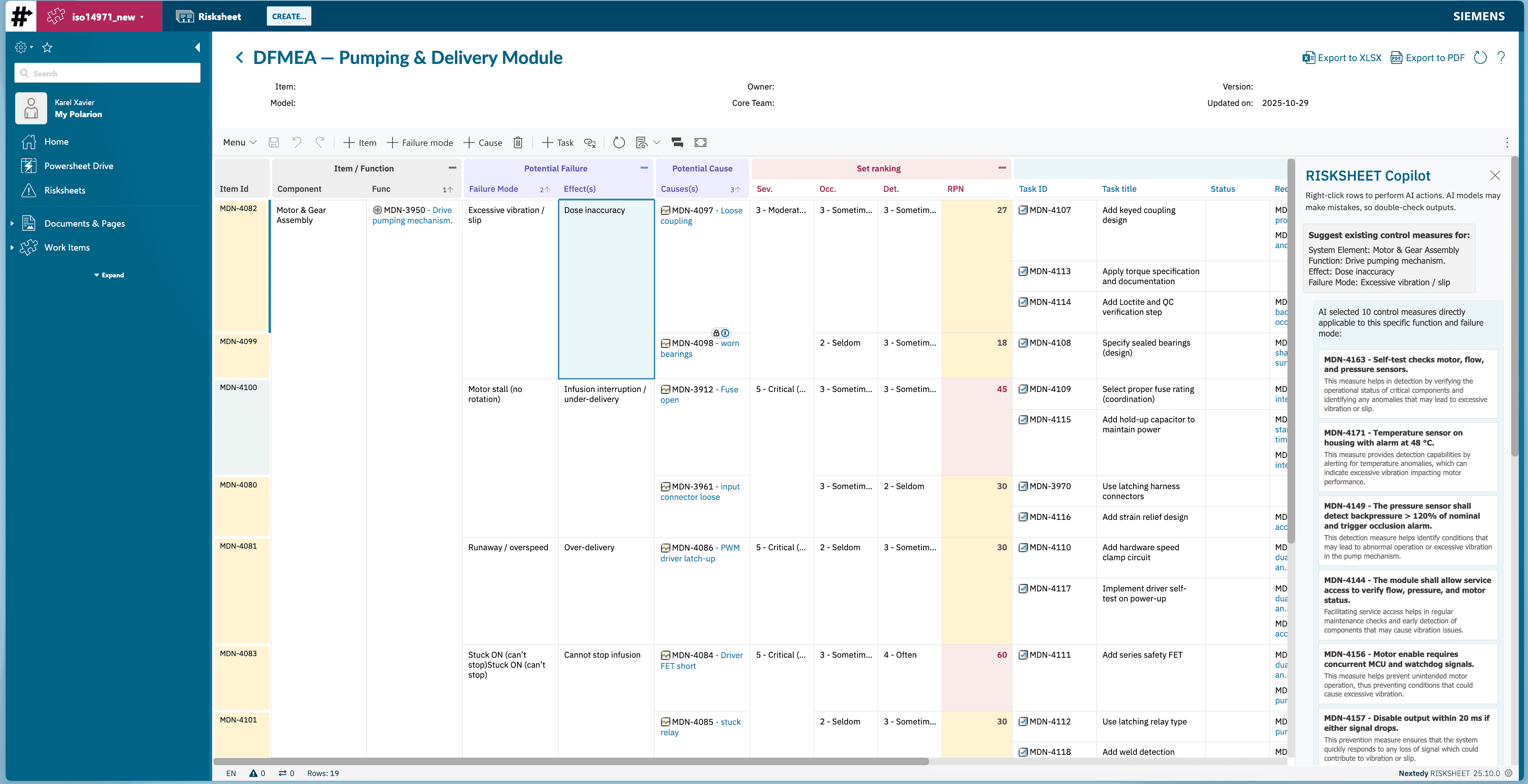 Risksheet AI Assistant screenshot 2