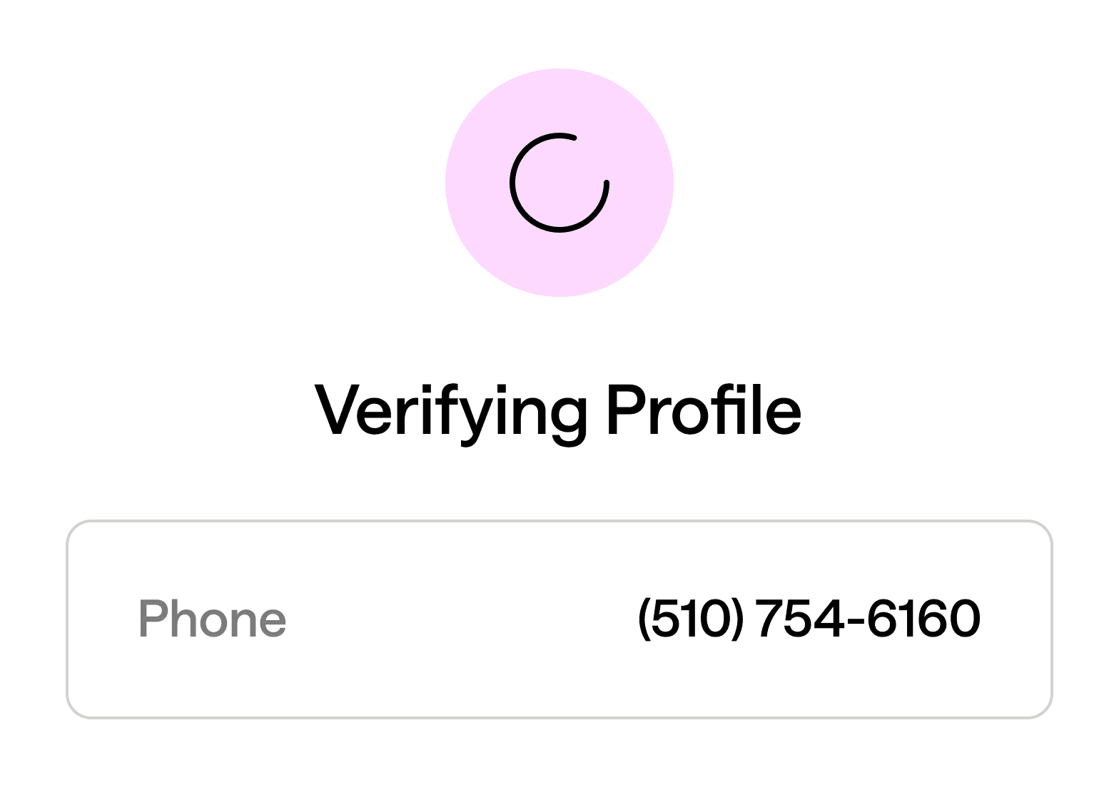 Verifying Profile