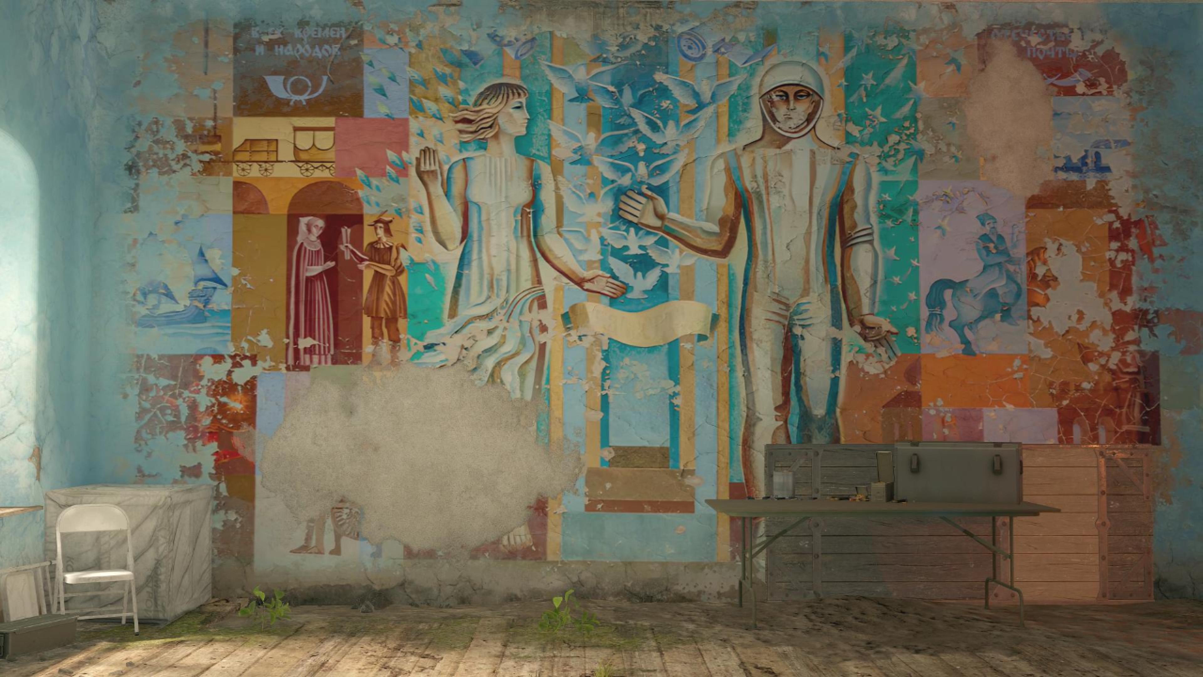 Abstract illustration of a network of connected icons