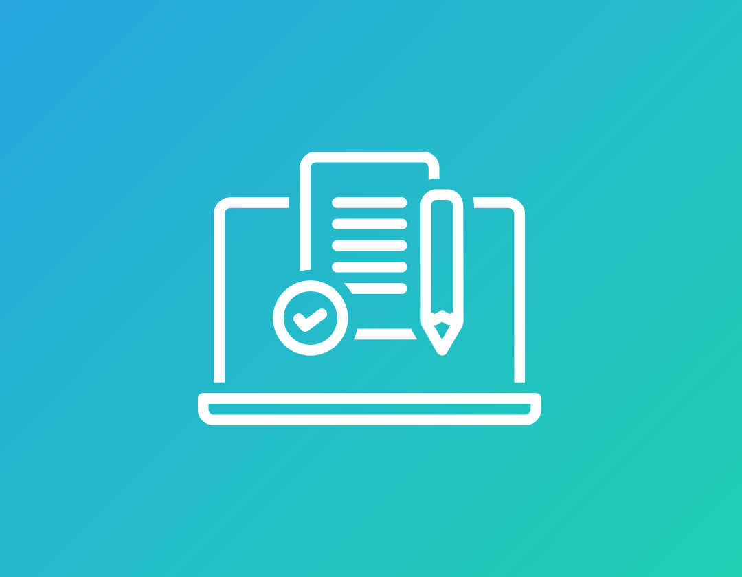 Icon with a document and a pencil, representing the ability to clarify ambiguous queries for accurate and efficient responses