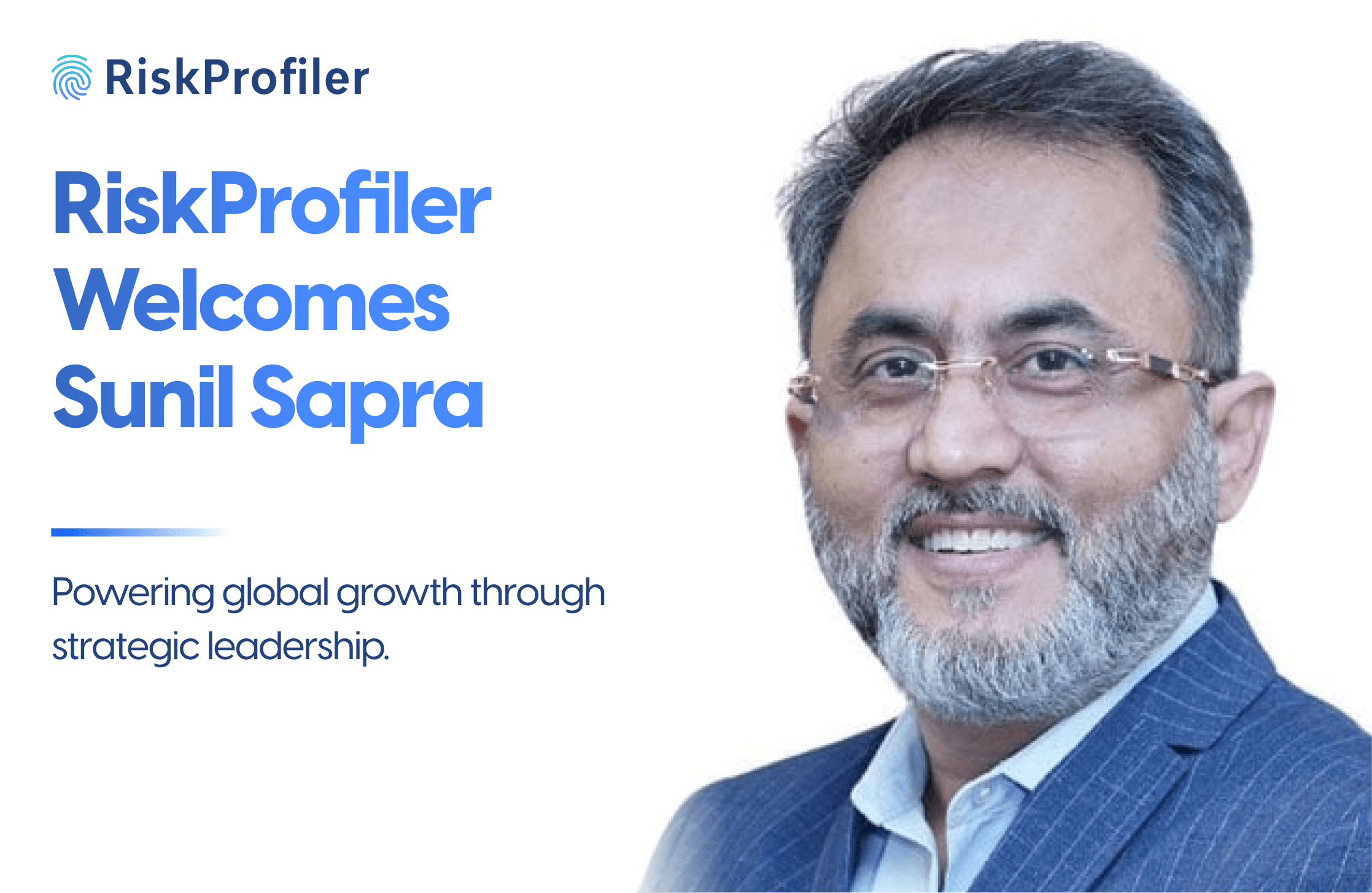 RiskProfiler Welcomes Sunil Sapra illustration