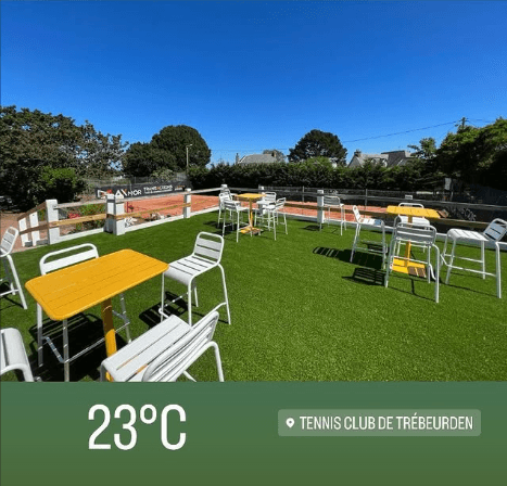 Terrase club House trébeurden