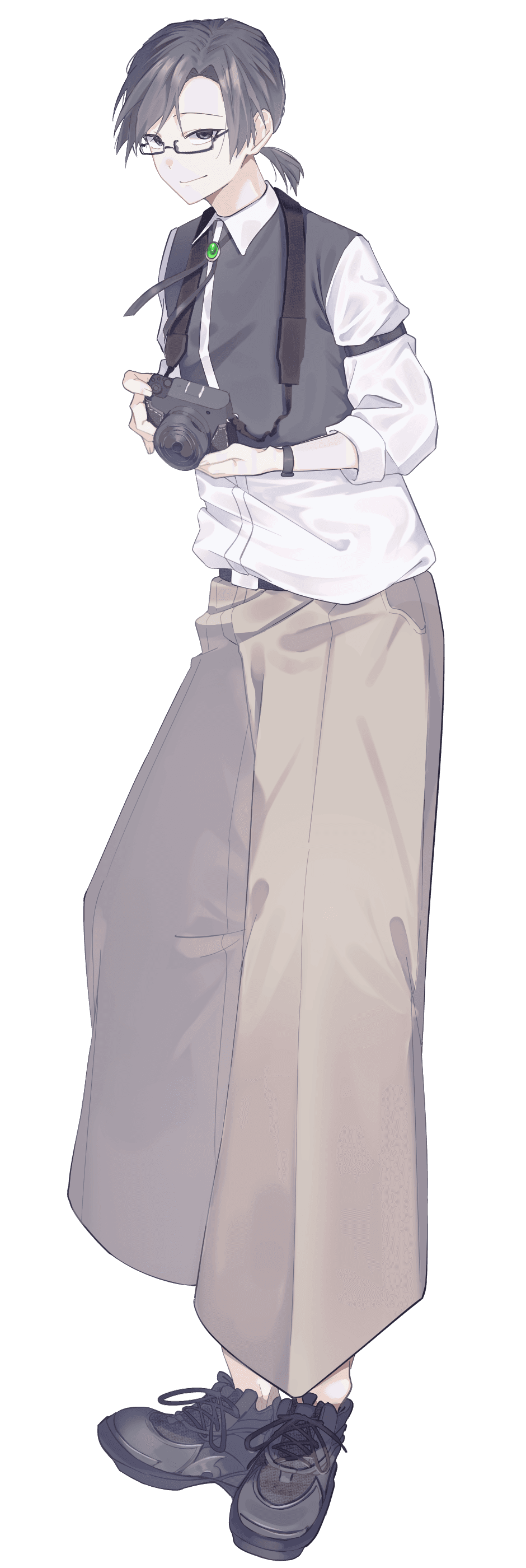 Black and white portrait of a man