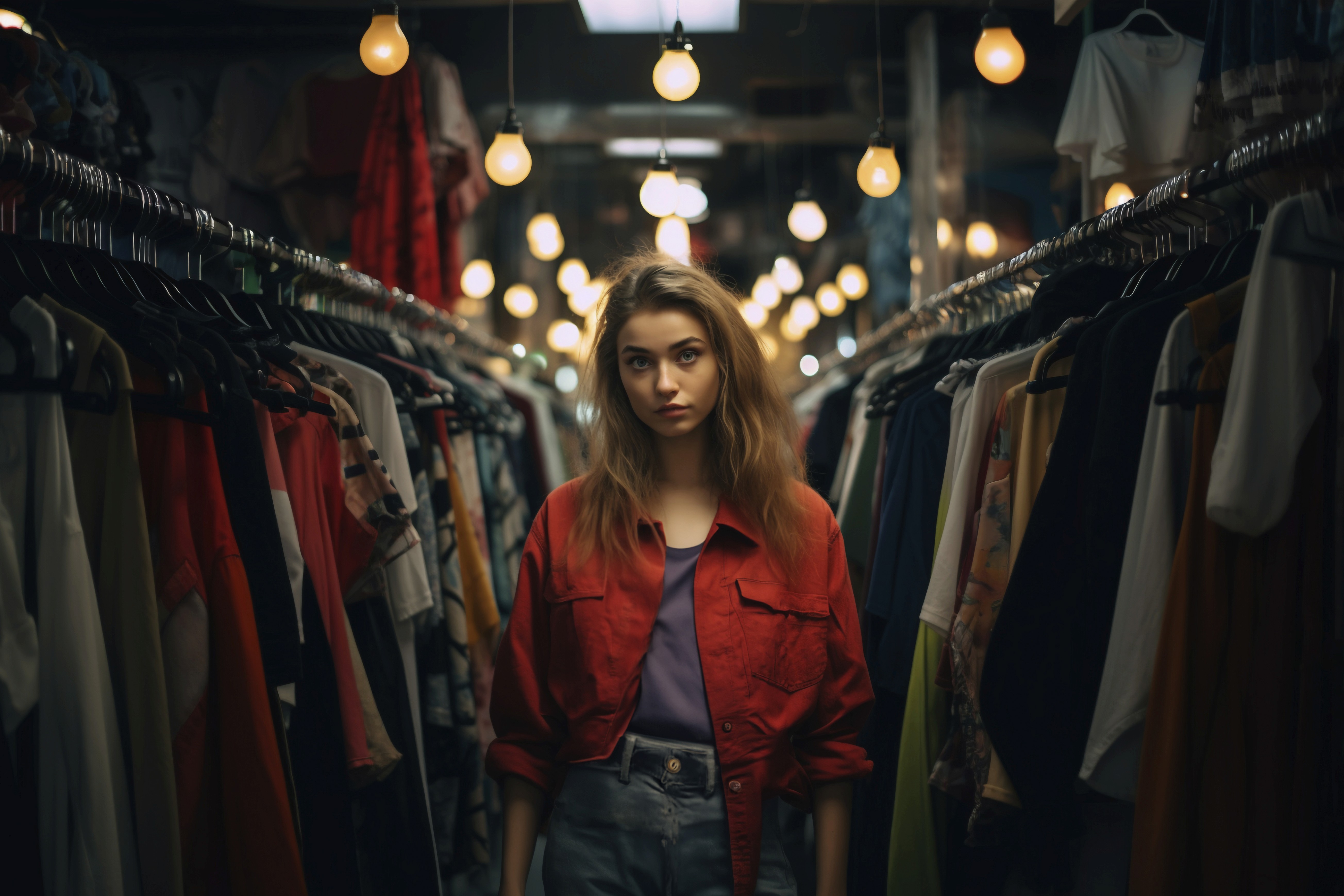 Girl in local Market