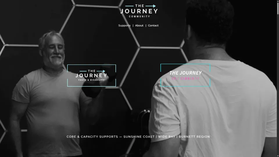 The Journey Community hero section