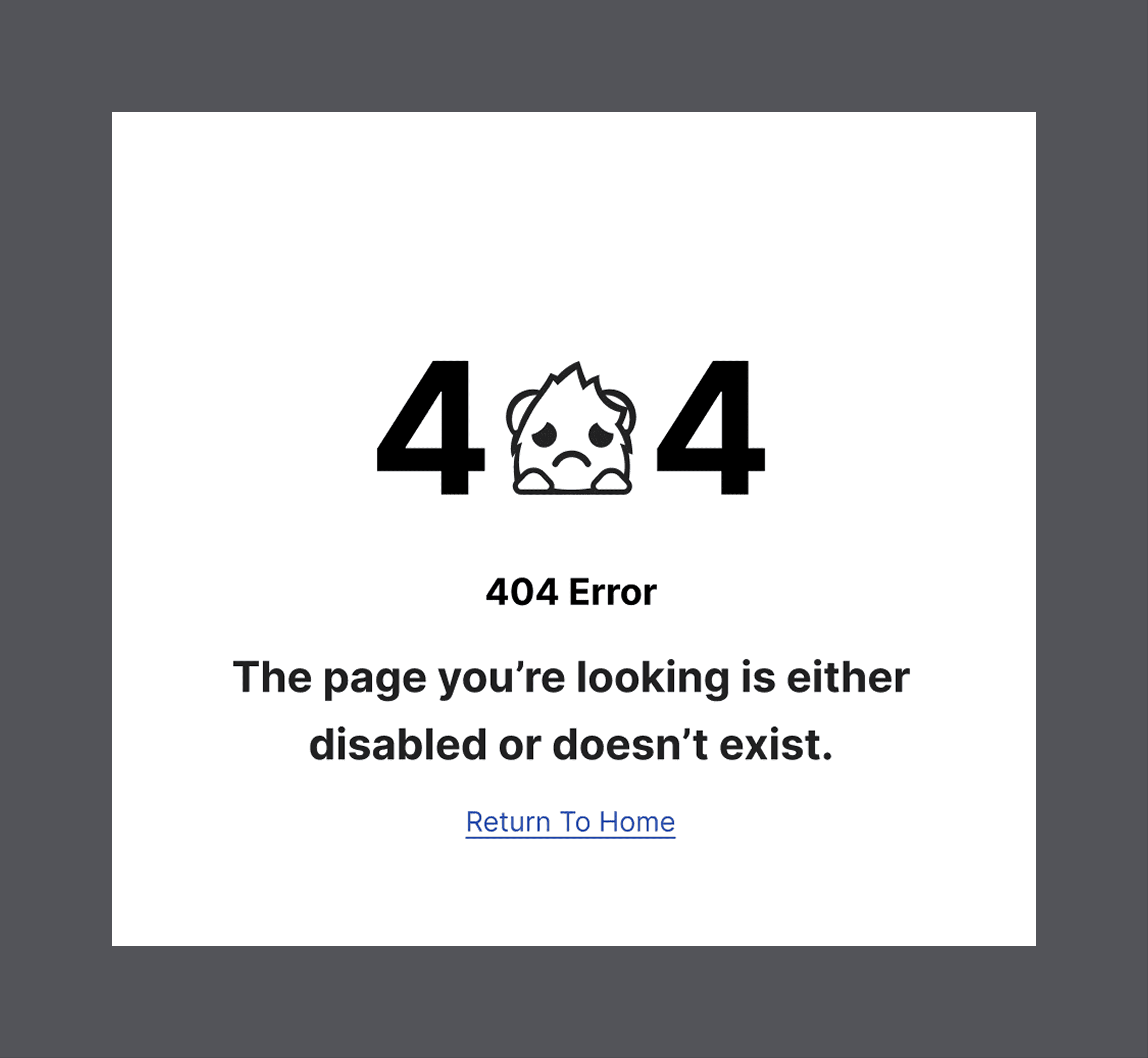 404 Page
