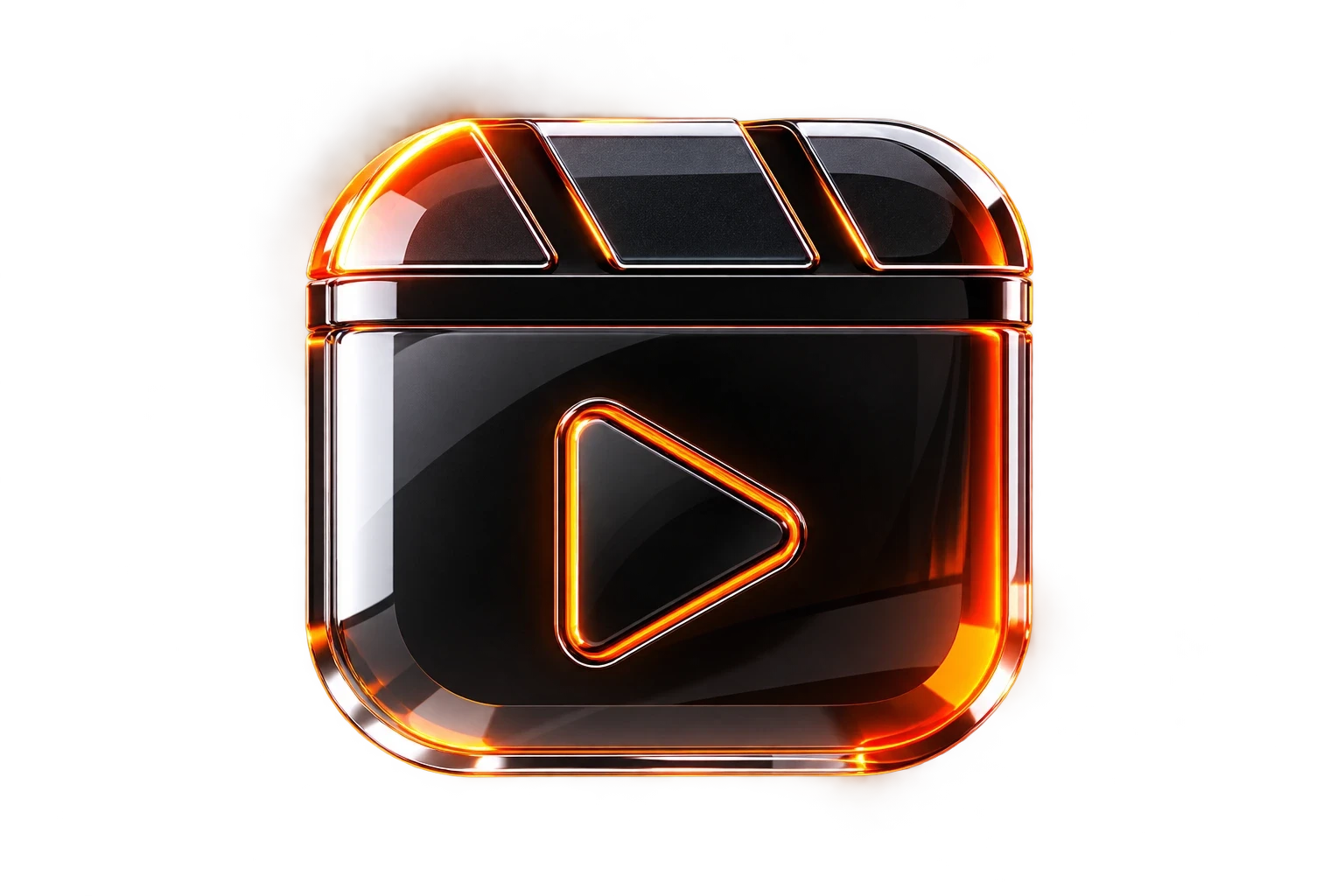 Instagram Reel logo in a 3d style