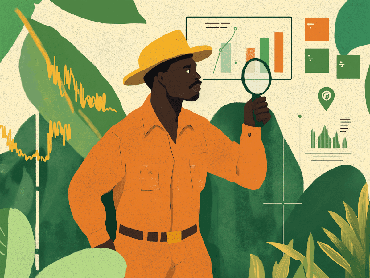 Close-up of a sleek dark green SUV with modern design elements, illuminated against a dark green background.