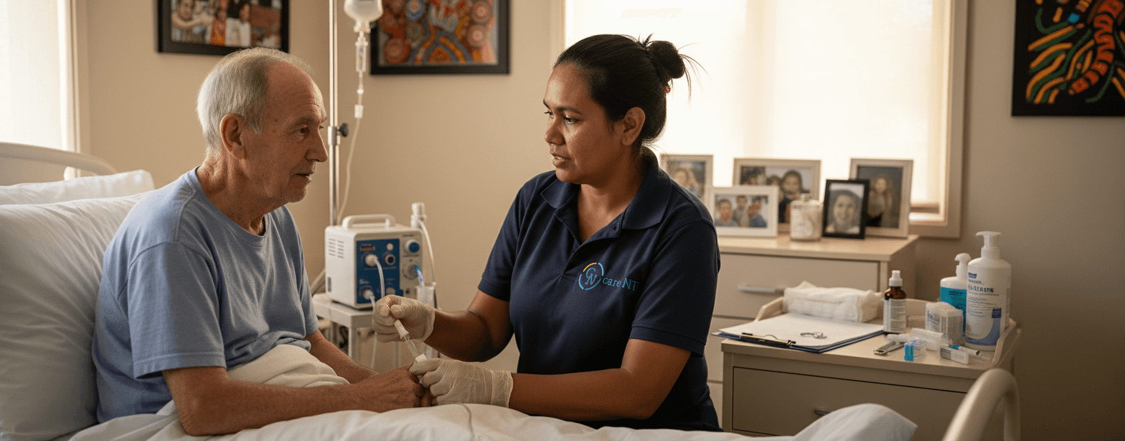 Medication from a doctor to a old age persone