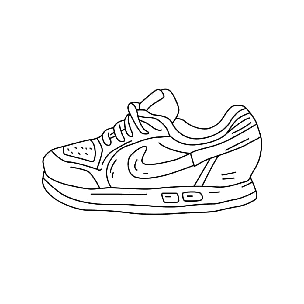 Vibrant Sneaker Illustration #0xWS9