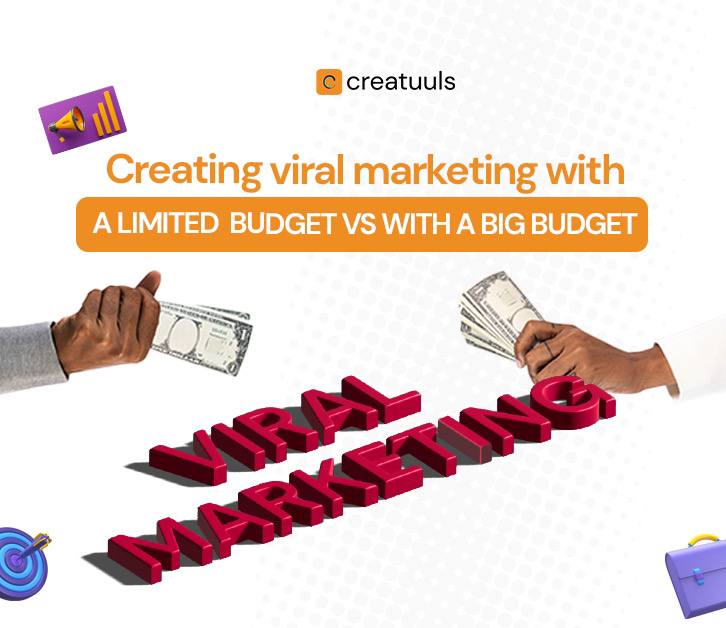 How to Create Viral Marketing with a Small Budget vs with a Big Budget