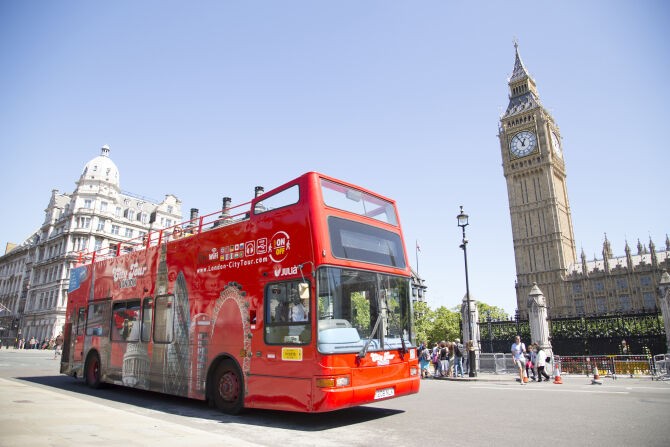 Go on a London bus tour