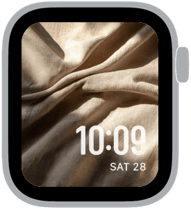 spring linen Apple Watch face preview 5 featuring modern and spring.