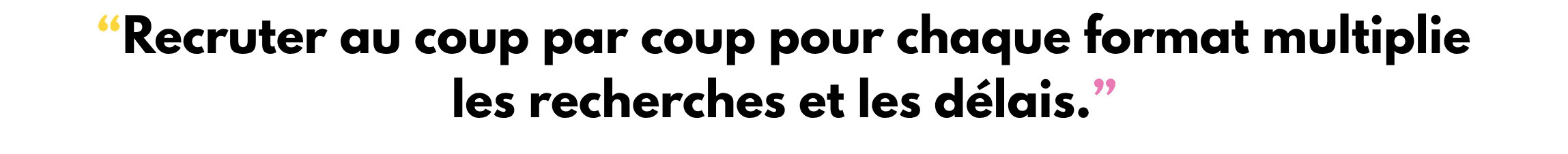 Citation recrutement recherche