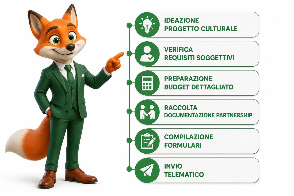 Processo di candidatura bandi culturali