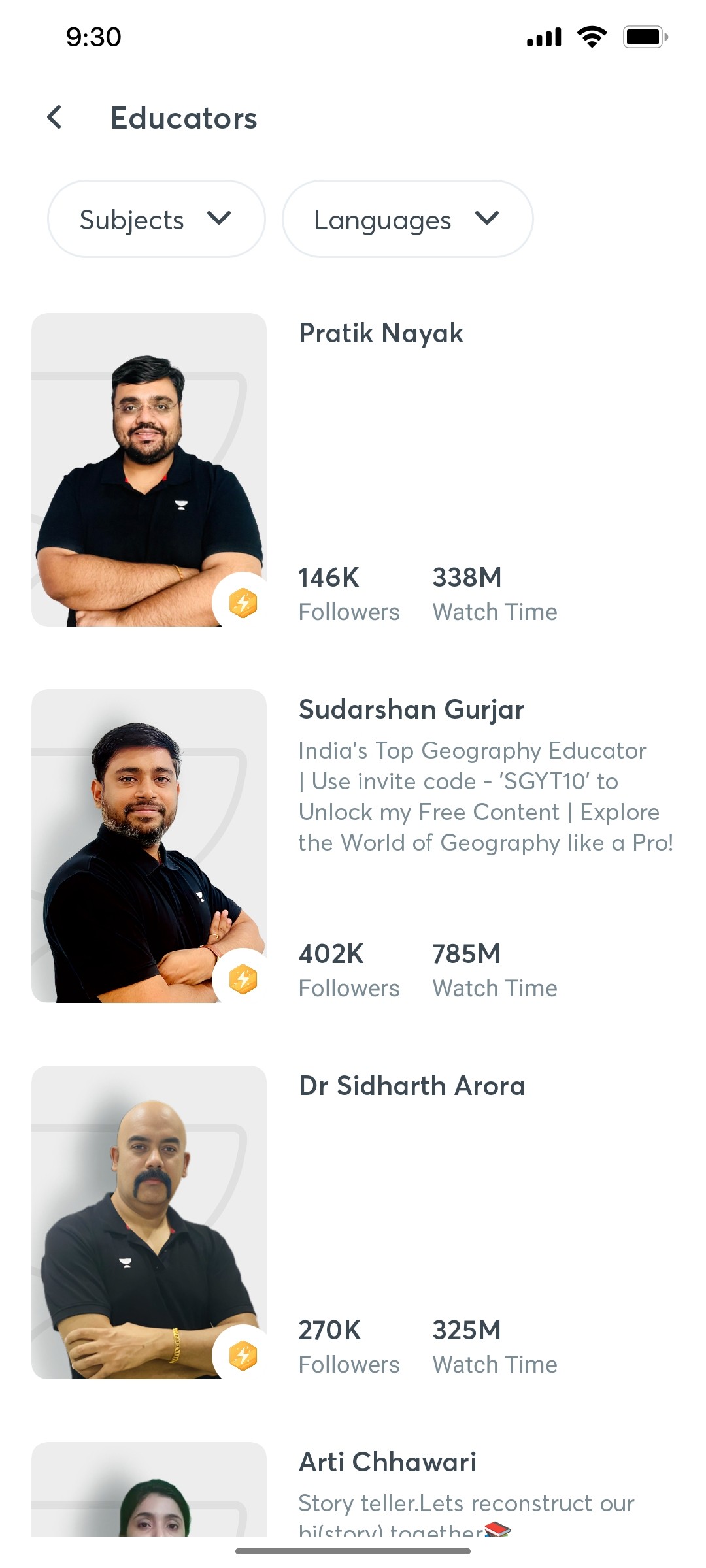 Unacademy Educators