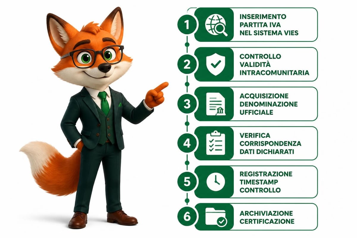Processo validazione partita IVA intracomunitaria