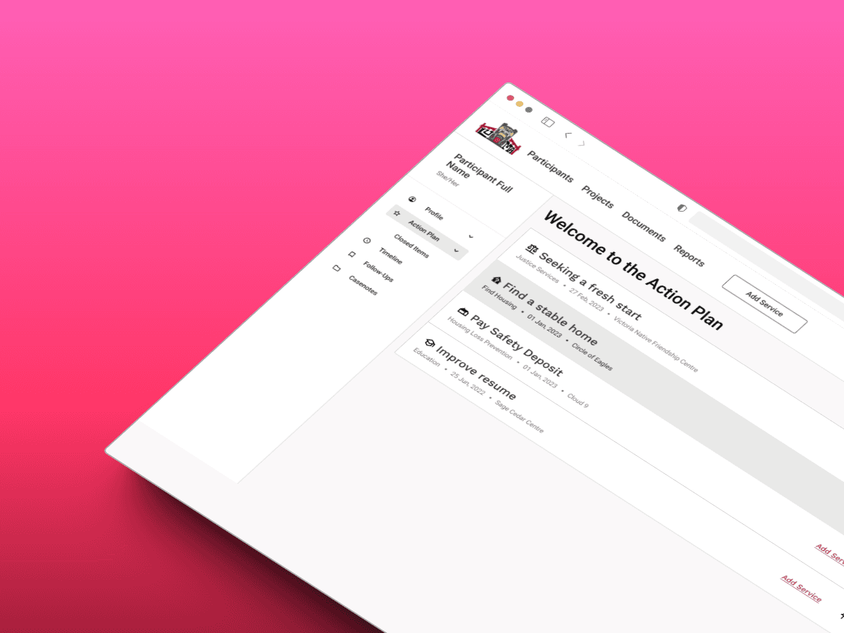 Saas system dashboard screen