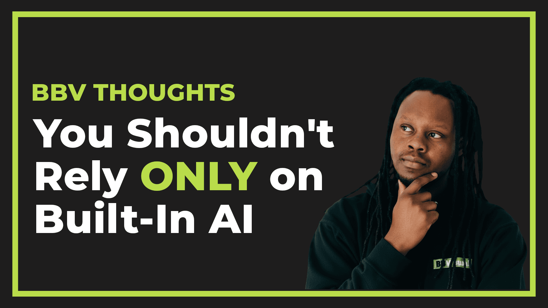 A thumbnail of Ben thinking