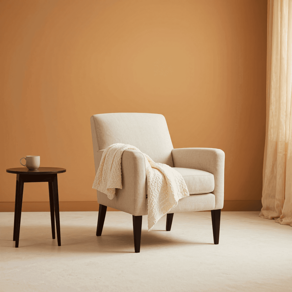 product photography of armchair