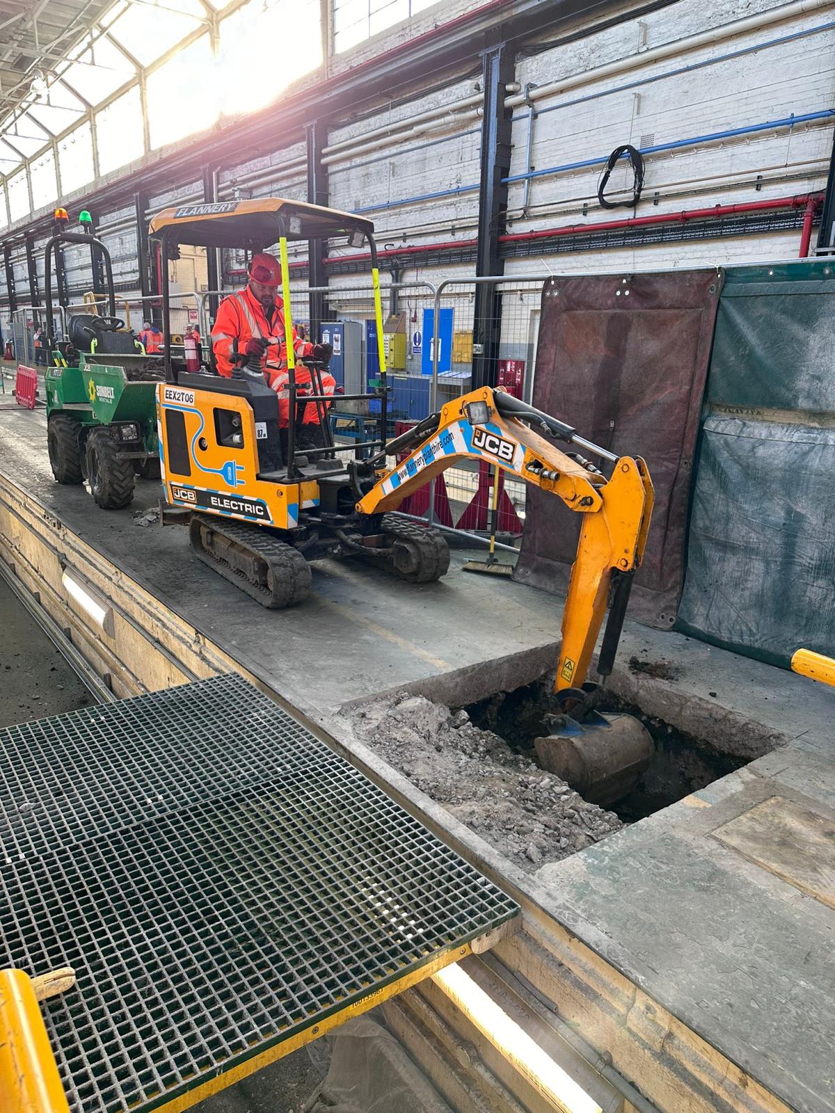 An electrical rail project completed by DPH