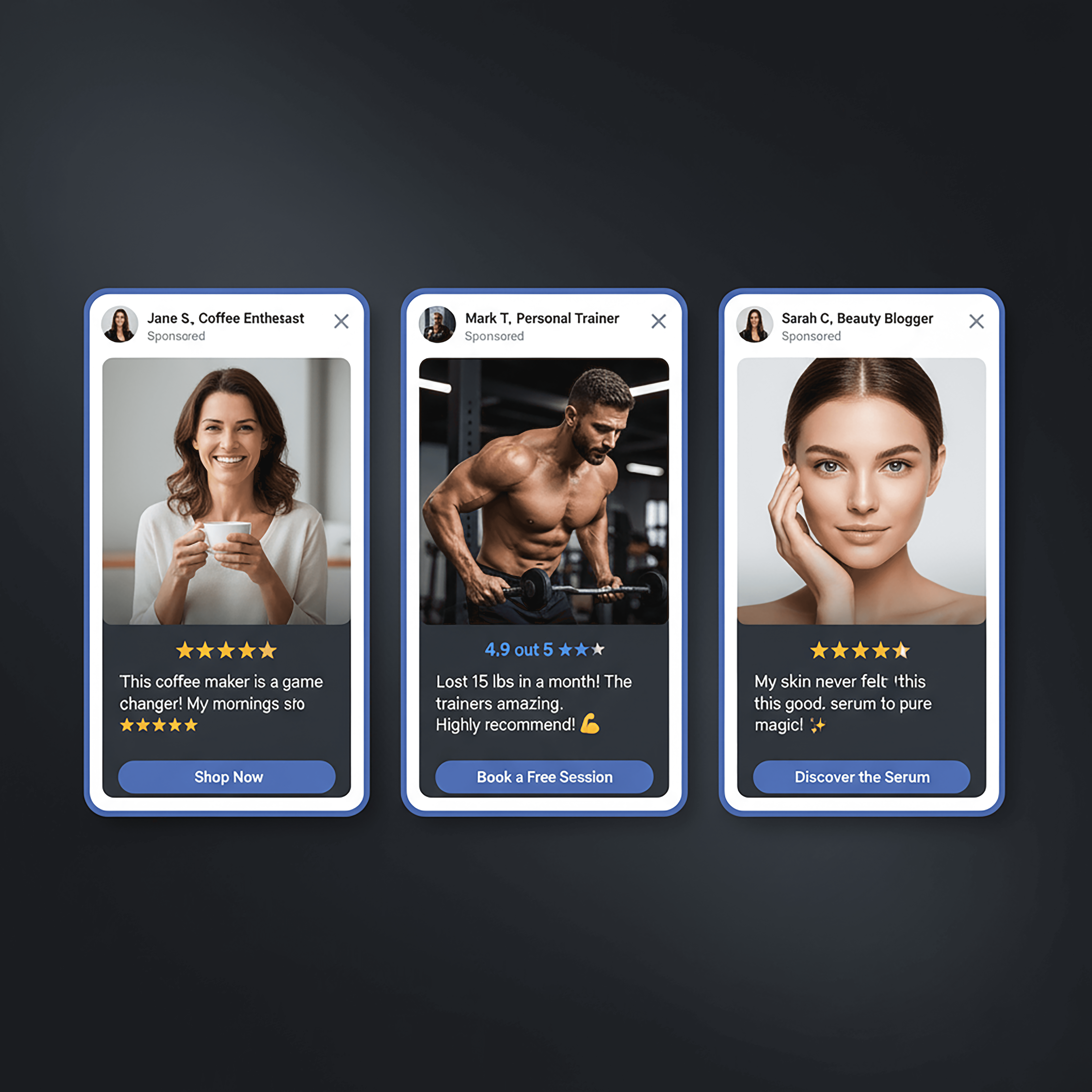 social proof examples in facebook ads with customer testimonials and reviews for facebook ads that convert.png
