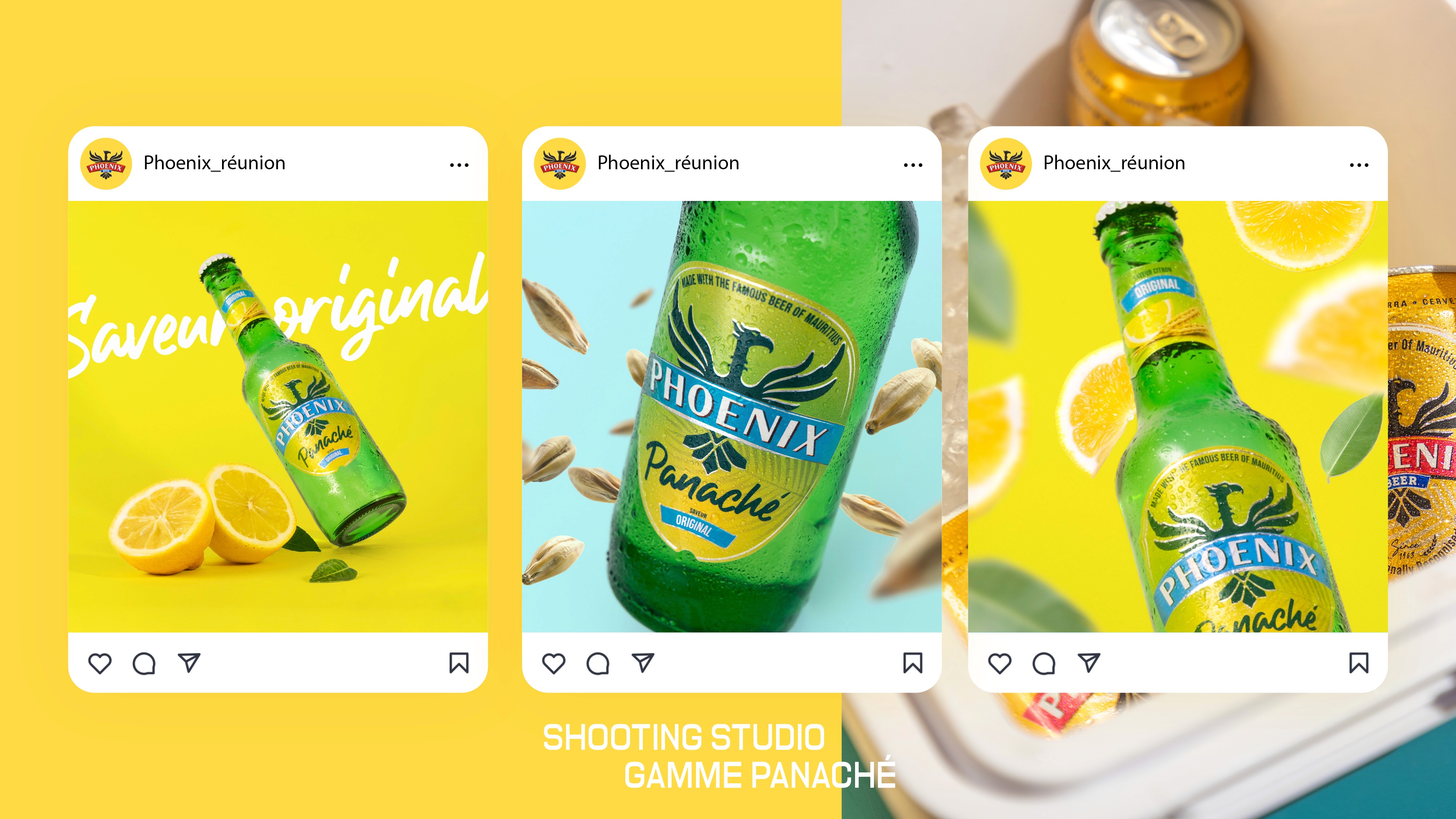 post avec shooting de la gamme panaché