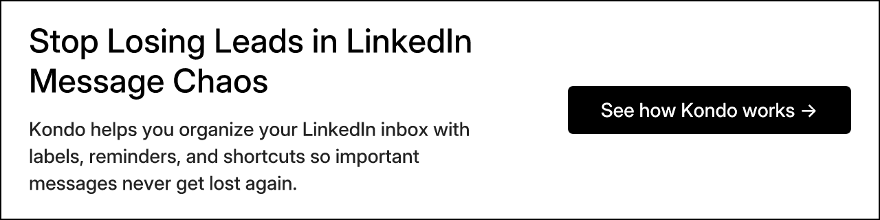 Stop Losing Leads in LinkedIn Message Chaos