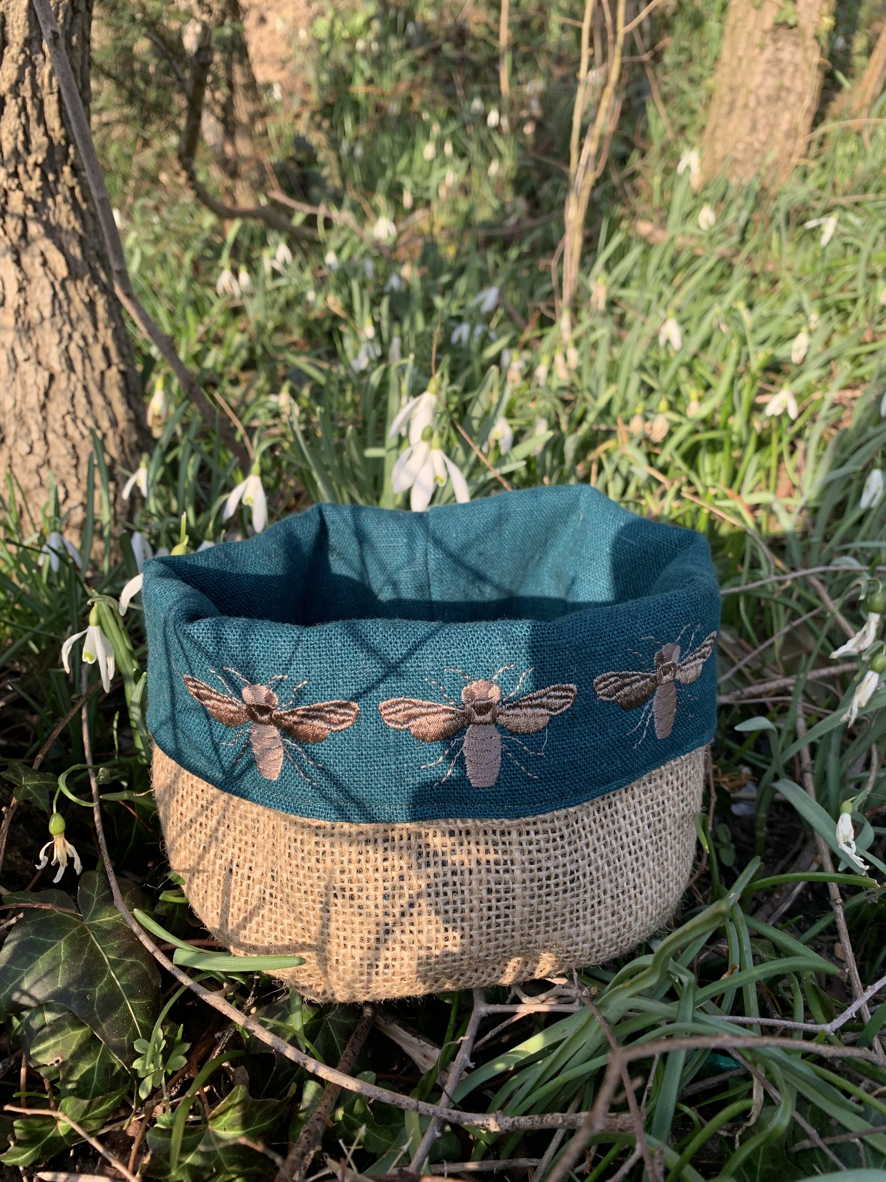 Stickmaschine, Leinen Stickerei 