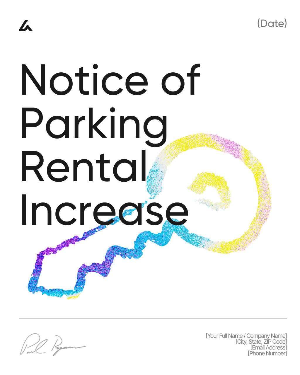 Notice of Parking Rental Increase