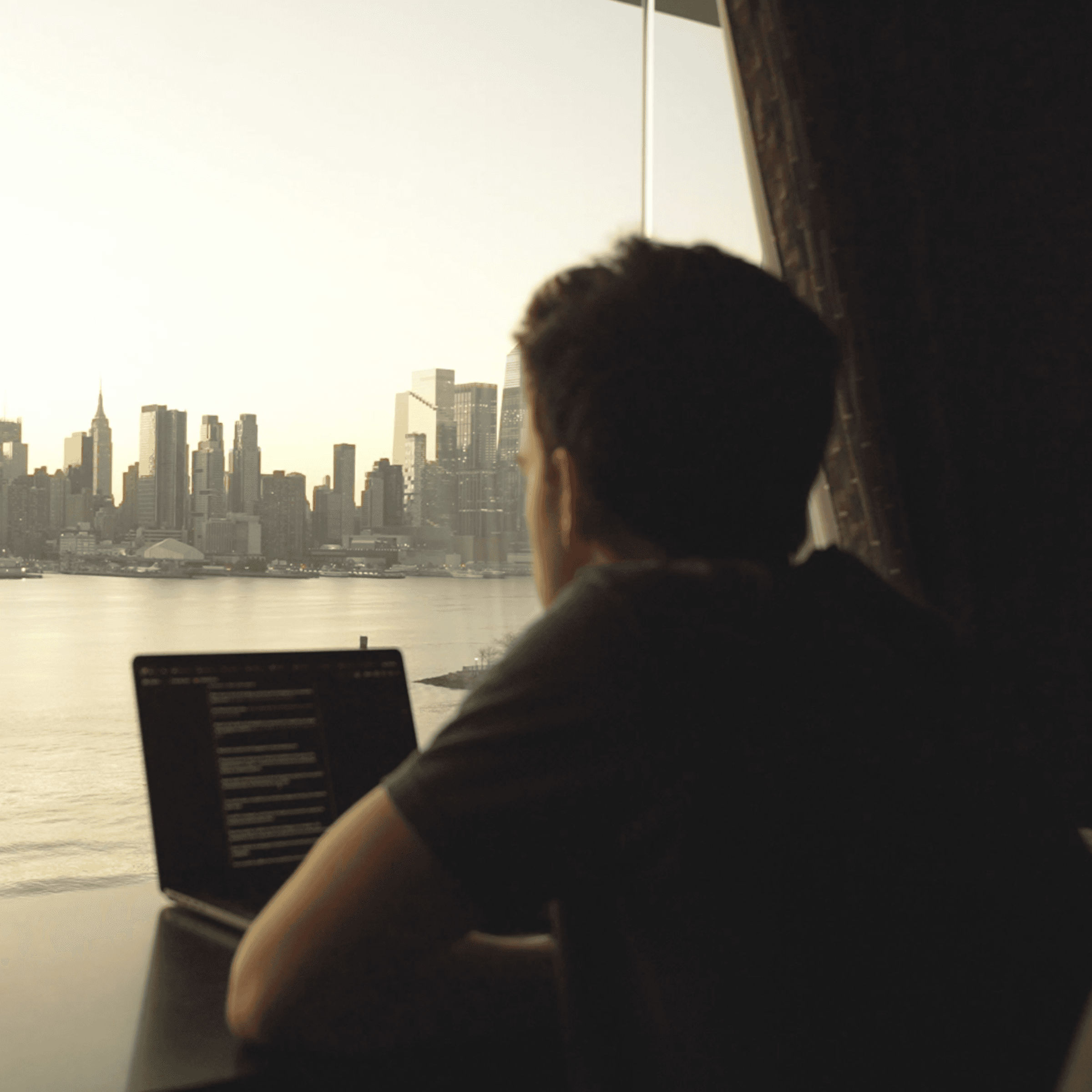 Man Using Tab