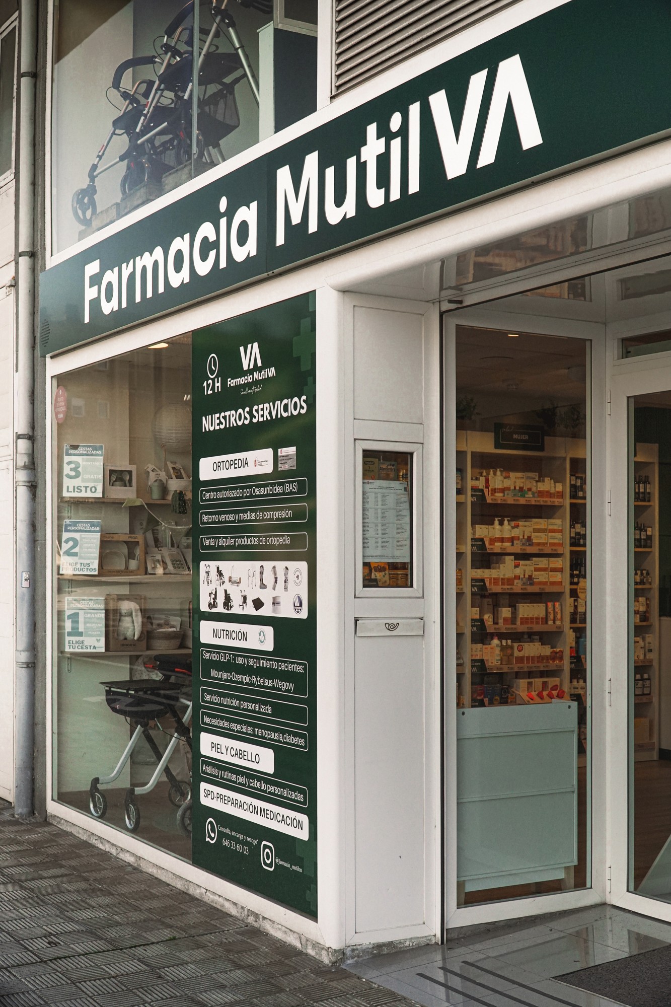 Atención personaliazda en nuestra farmacia en Mutilva