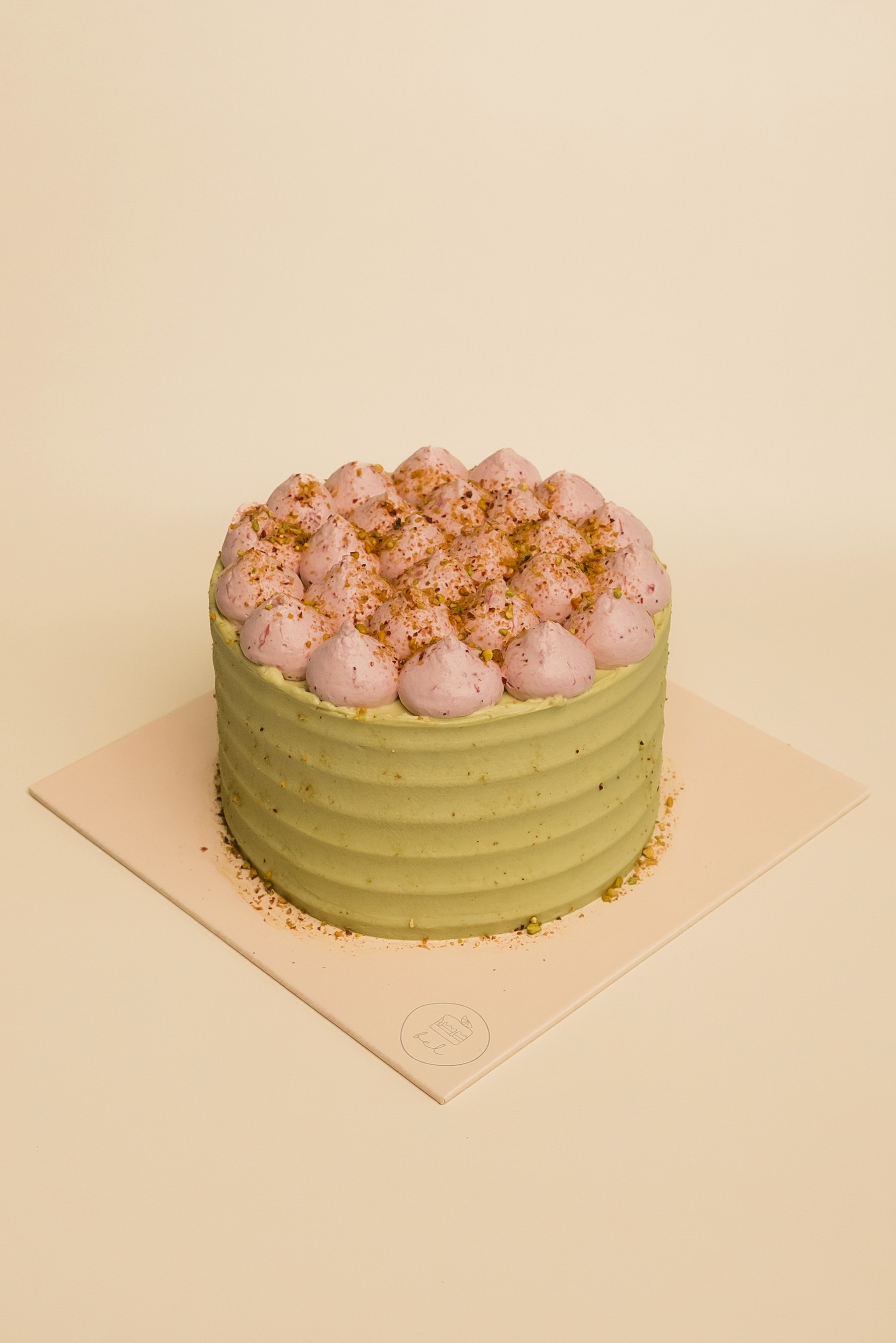Pistachio Strawberry Cake Bel Bakes