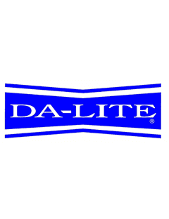 Da-Lite Logo - Blue and White
