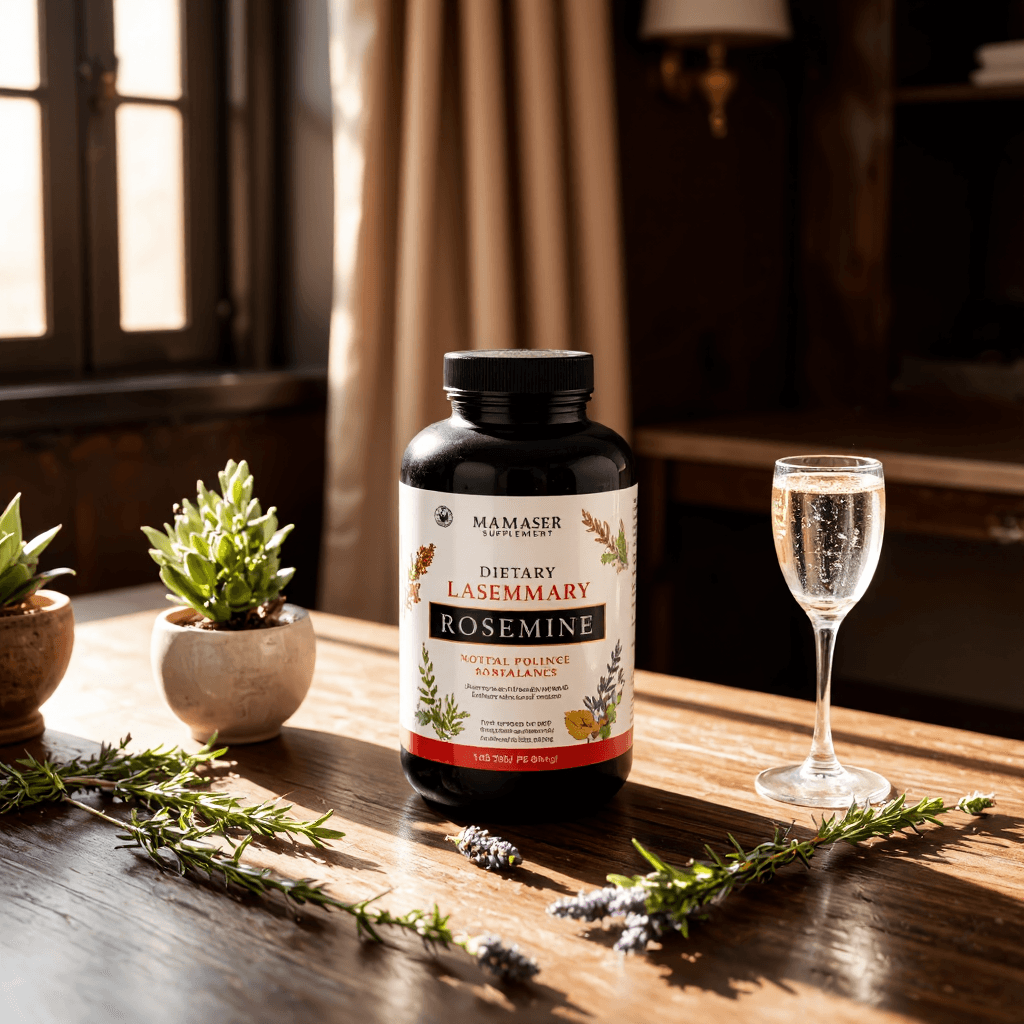 product photography of a bottle of dietary supplement