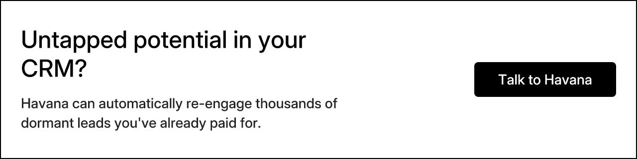 Untapped potential in your CRM?