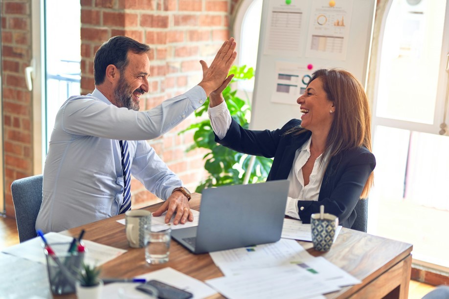 A grid of website sections