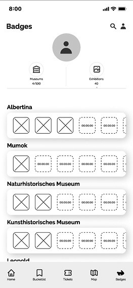 LoFi Prototype, schwarz weiß, Wireframes