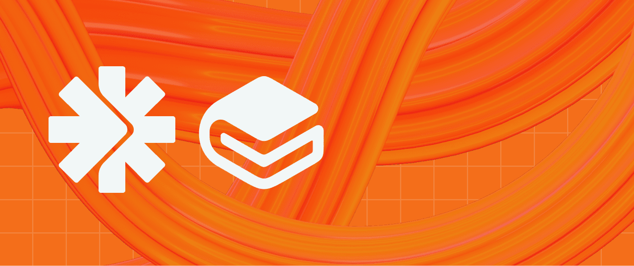 The Scalar and GitBook logos on a dark background with a gride and yellow and blue highlights