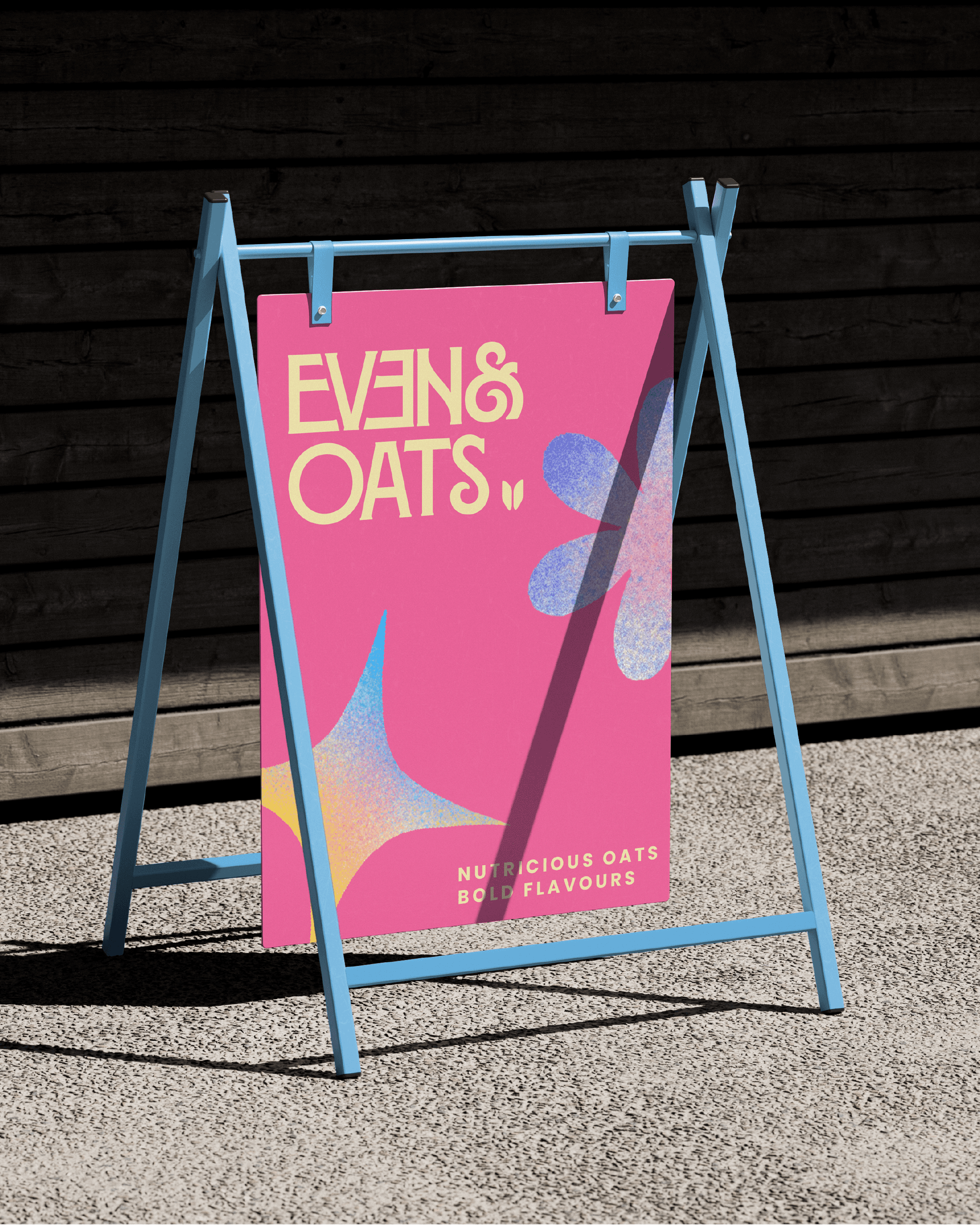 Even&Oats Street Sign Mockup