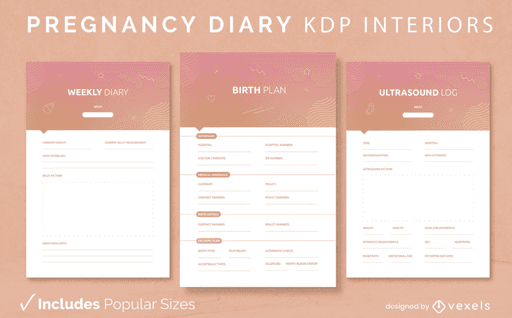 diary template kdp