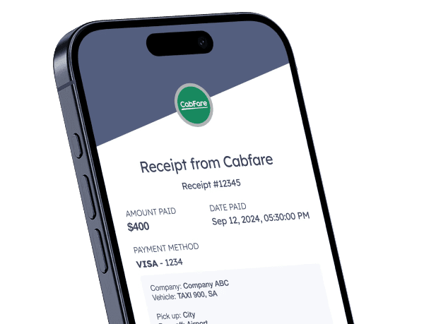 cabfare app screen