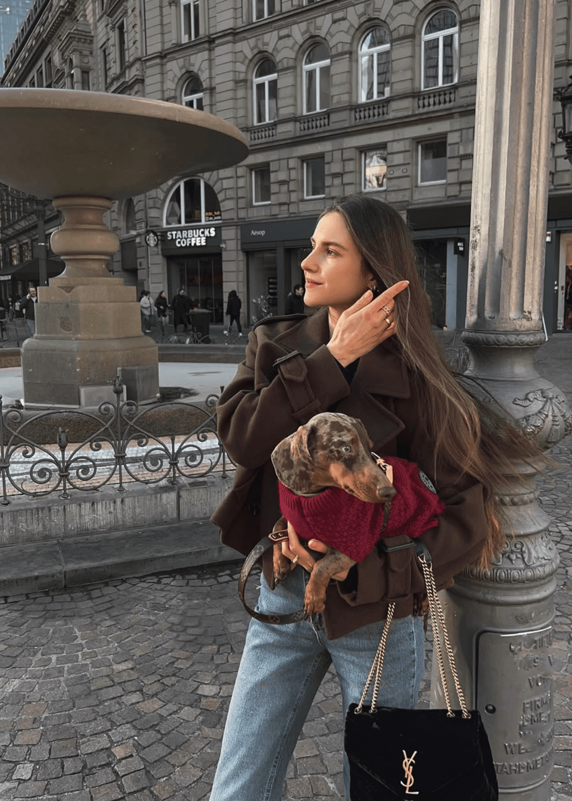 Person at the top of a stairway