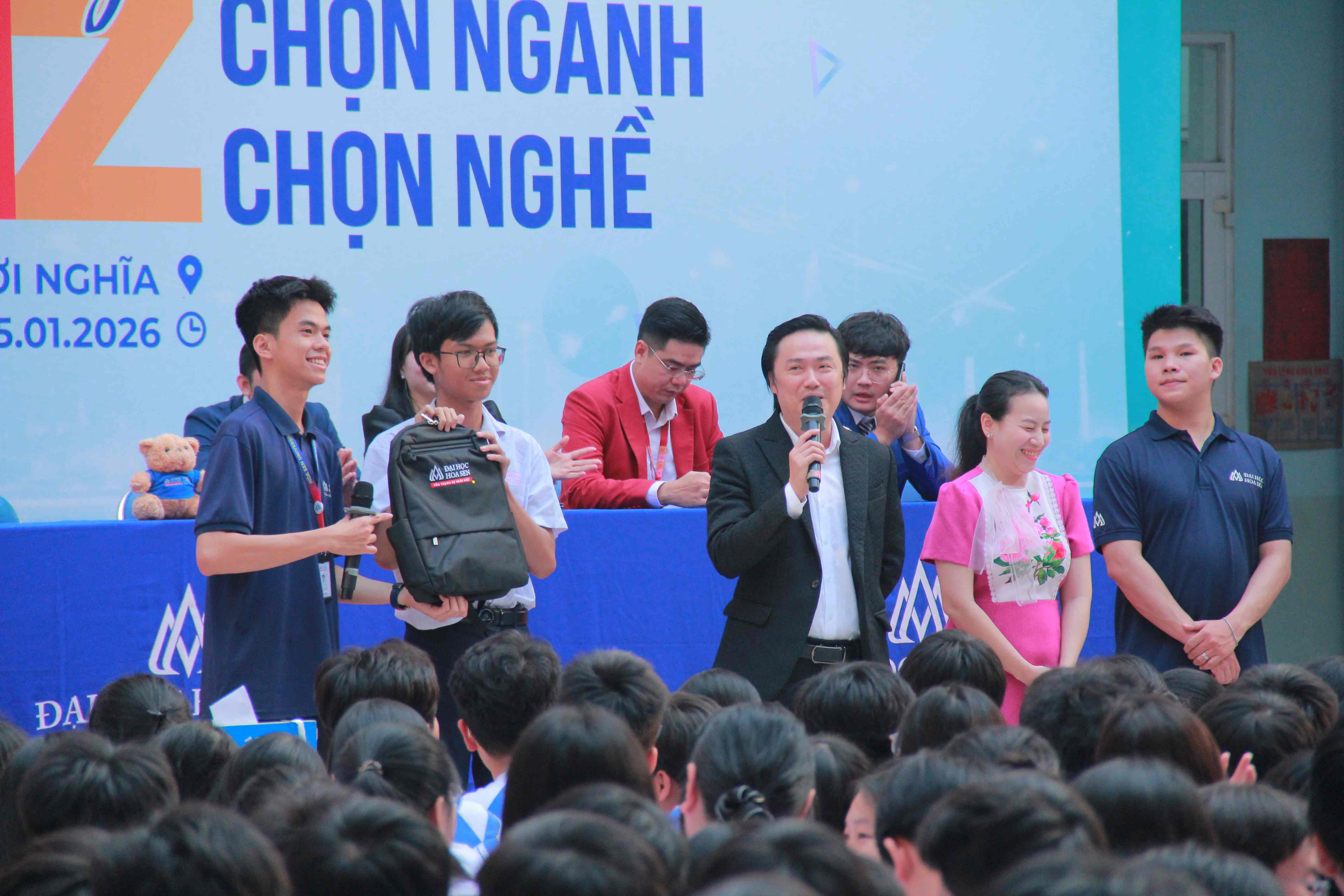 Chọn ngành không mông lung: HSU Tour đến với THPT Nam Kỳ Khởi Nghĩa