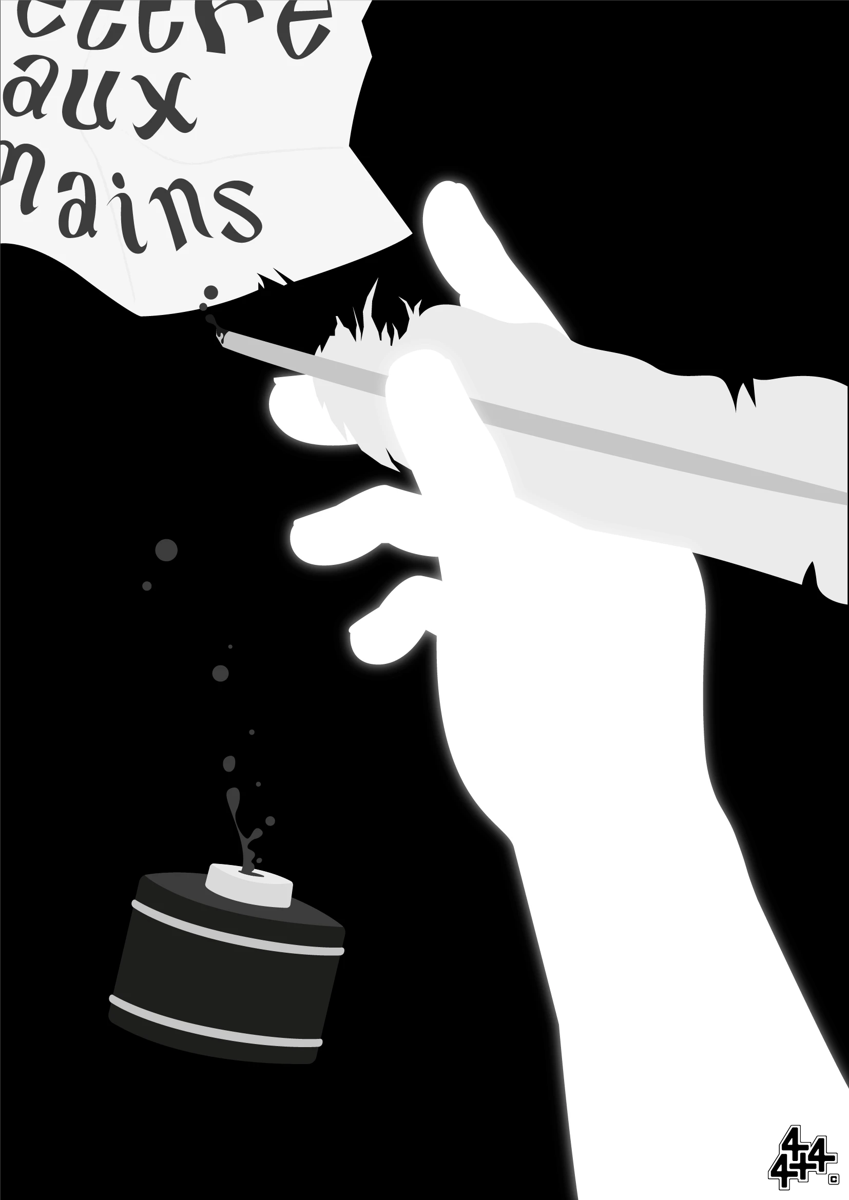 lettre aux humains illustration 444 design corp luc nijman