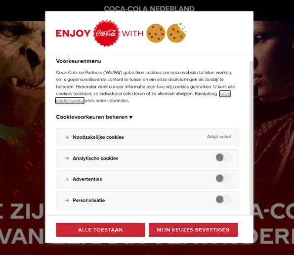 cocacolanderland example