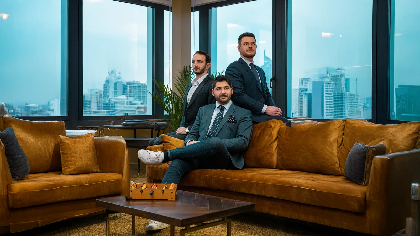 blue spiral light on red background