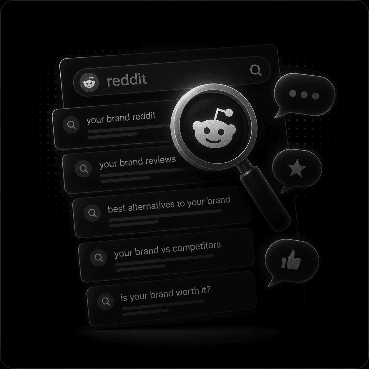 A black watch with a glowing face displayed against a solid black background, emphasizing its sleek design.